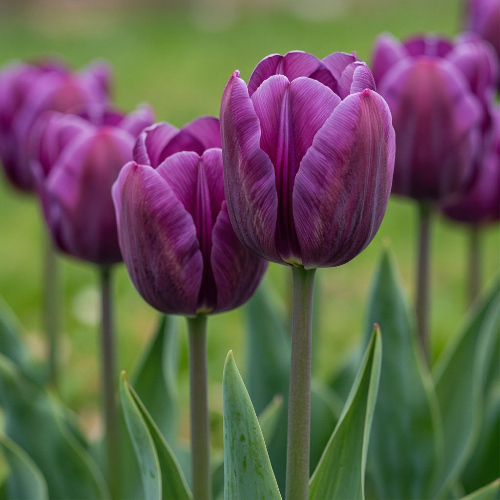Paarse tulpen
